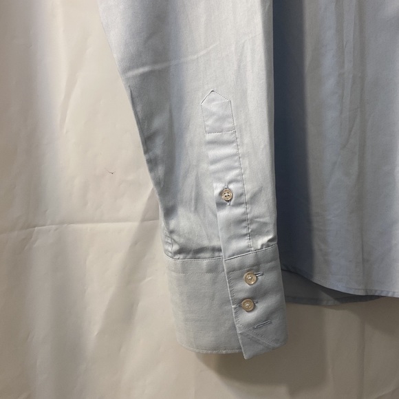 Palenzo Collezioni Men's Button Down Shirt,light blue, (Euro 39/40)US 15.5 - Picture 4 of 7